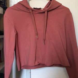 Hooded Cropped Sweater